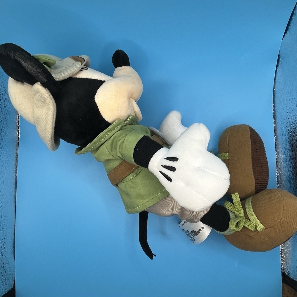 11" Disney Safari Animal Kingdom Minnie Mouse Jungle Stuffed Plush Toy - Picture 9 of 16